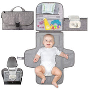 Baby Portable Diaper Changing Pad For Newborn Girl & Boy – Waterproof Travel Changing Station kit