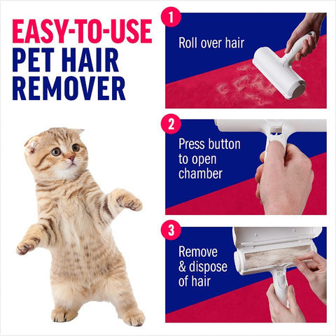 MiMi Pets Hair Remover - Reusable Cat and Dog Animal Fur Removal For Furniture