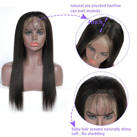 HD lace Straight Wig 